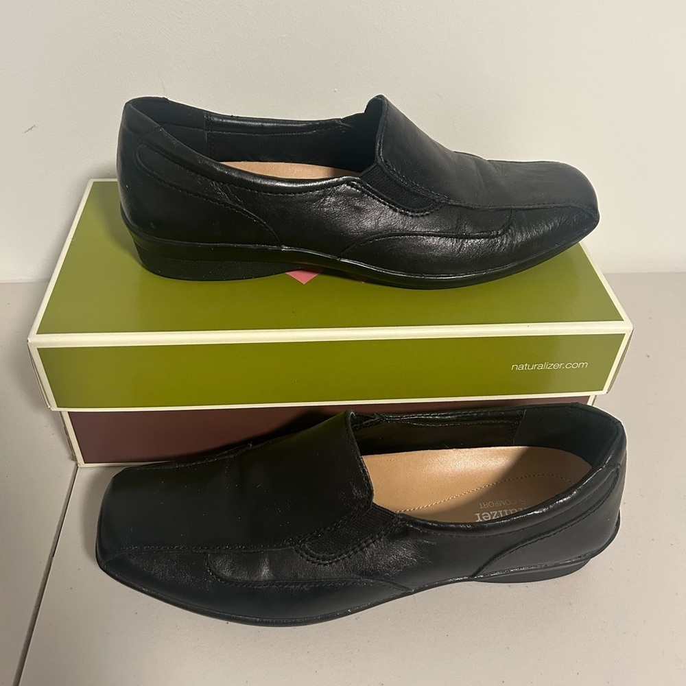 Naturalizer Aspen Leather Loafer Women’s 8N Black